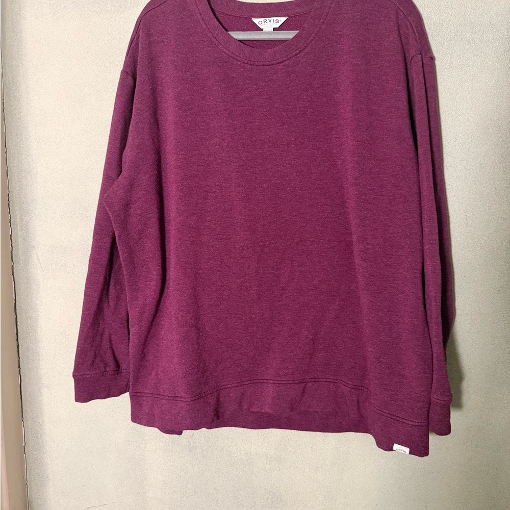 Orvis Maroon Classic Crewneck